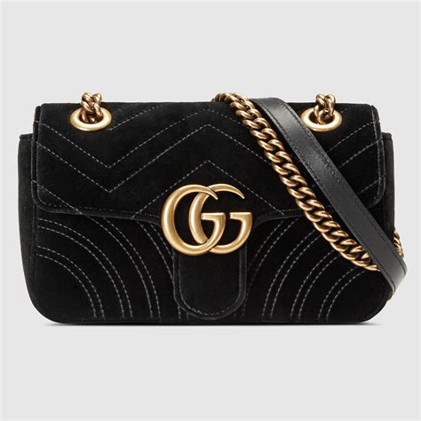 gucci mini velvet marmont replica|gucci marmont suede bag.